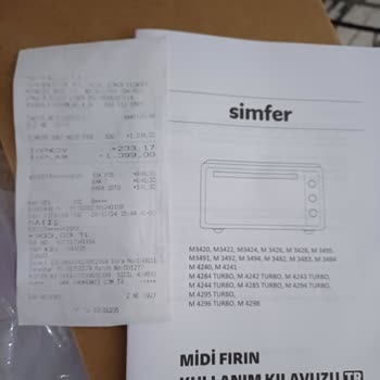 Simfer Mini Fırın Pişirme Süresi Ve İade Sorunu