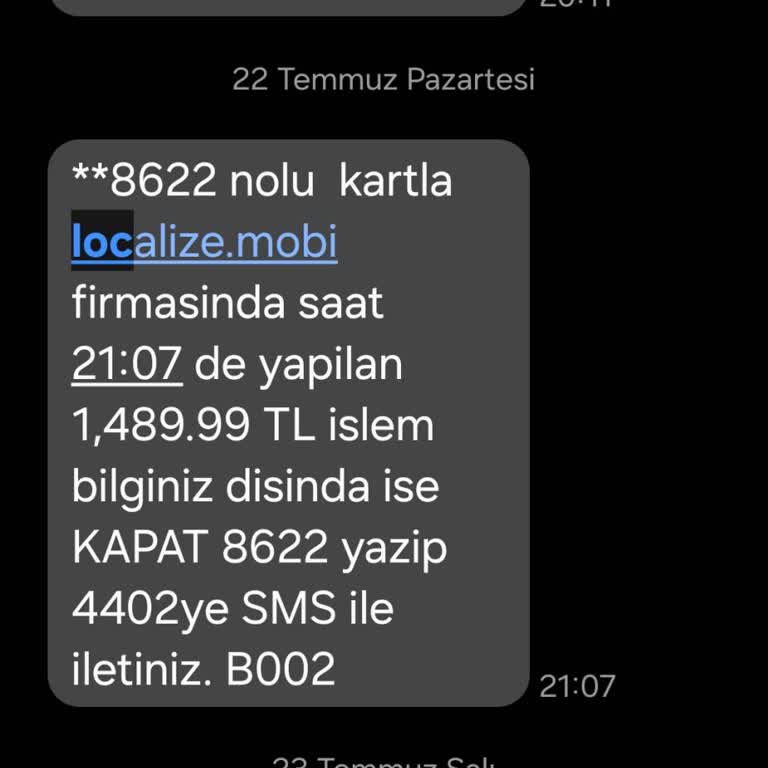 Mobil Üyelik Ücreti Sorunu