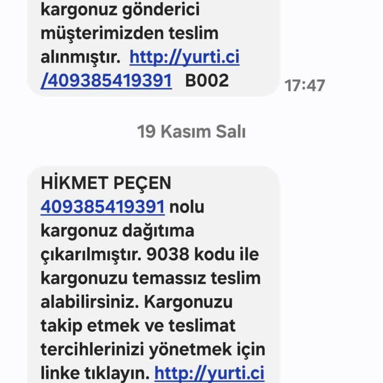 Sürat Kargo'nun Teslimat Gecikmesi Mağduriyeti