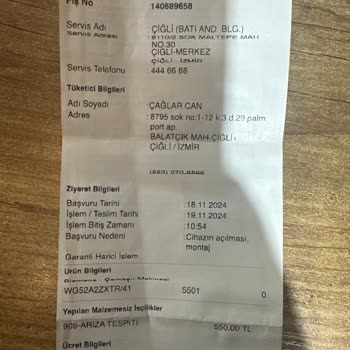 Siemens'ten Aldığımız Çamaşır Makinesi Vuruk Çıktı, Mağduriyetimiz Giderilmiyor