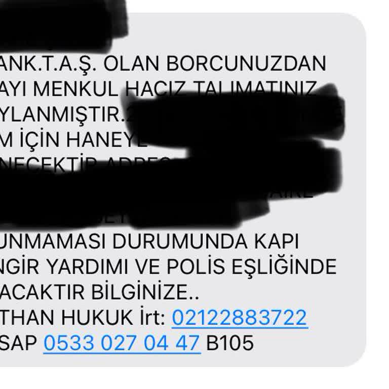 Yanlış Yönlendirme Ve Haksız SMS Uyarısı