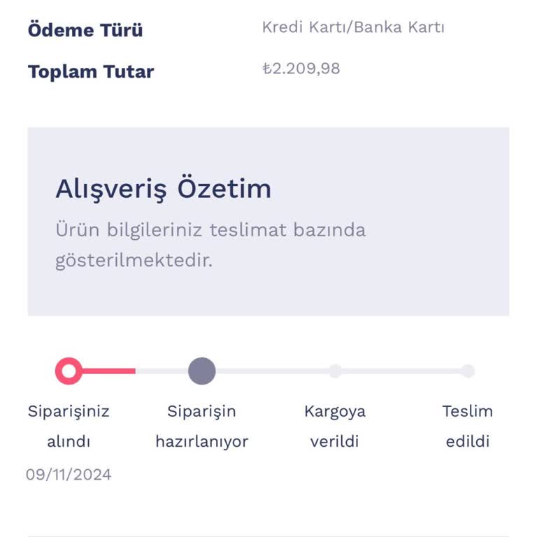 Penti'den Alınan Pijamalar Kargoya Verilmiyor!