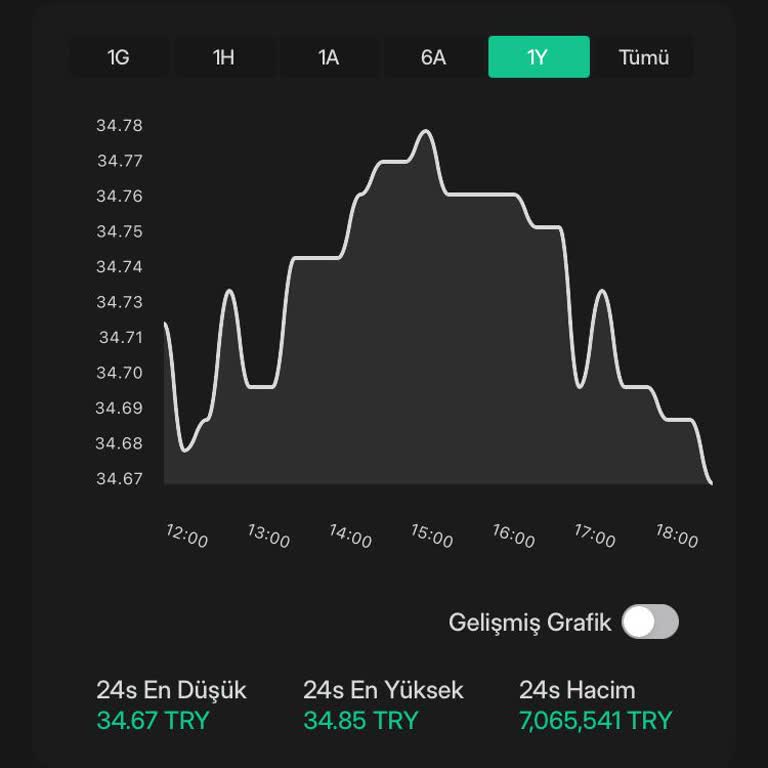 Bitlo Uygulamasında Grafik Sorunu