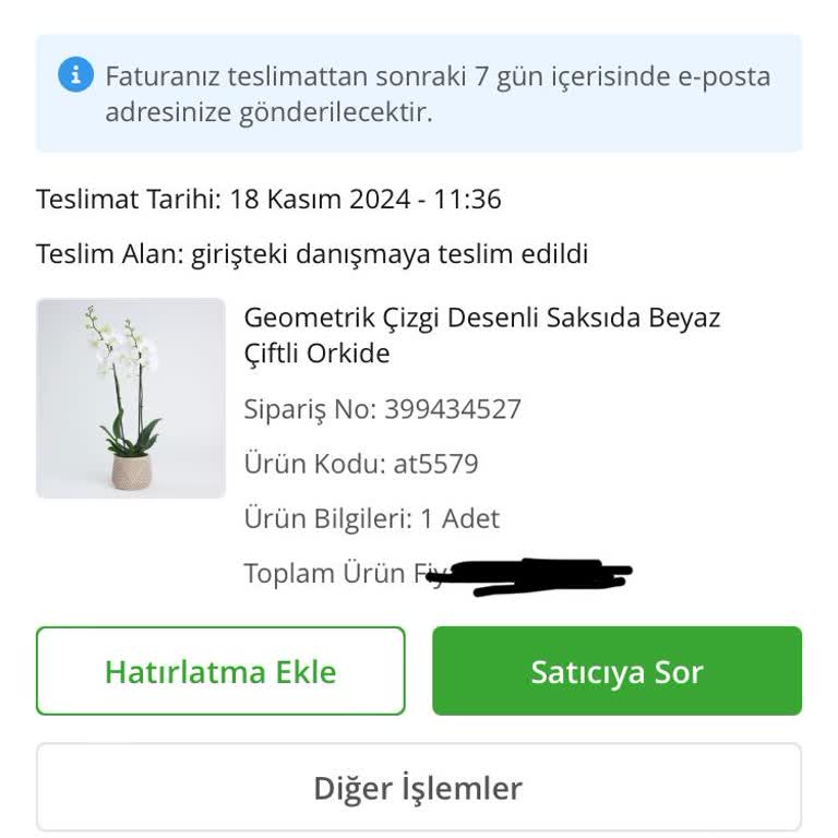 Yanlış Ürün Teslimatı Ve Eksik Sipariş: Çiçek Sepeti Hayal Kırıklığı