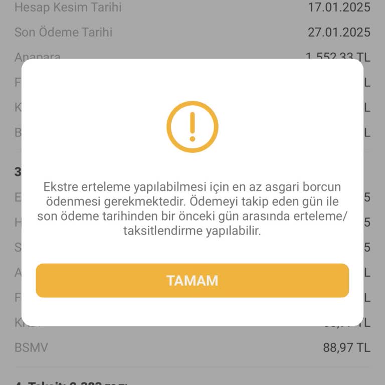 VakıfBank Mobil Bankacılık Taksitlendirme Sorunu