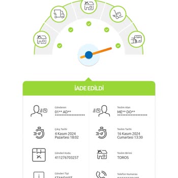 Yanlış Teslimat Kaydı Nedeniyle Geri Ödeme Sorunu