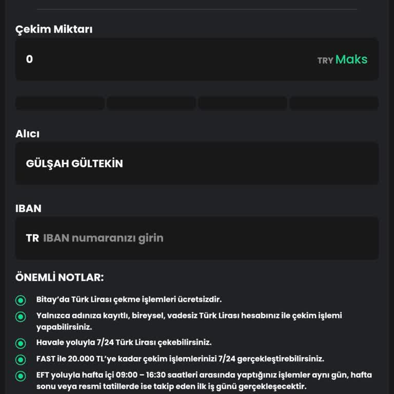 Bitay Global'de Kilitli Kalan Coinler Ve Çekim Sorunu