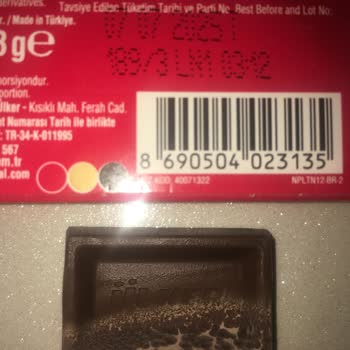 Küflü Ve Bozuk Ülker Napoliten Çikolata Şikayeti