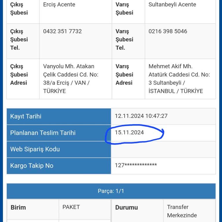 Sürat Kargo İle Geciken Tereyağı Teslimatı
