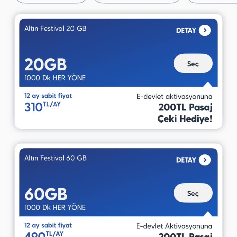 Tarife Fiyatı Hakkında Yanıltıcı Bilgilendirme