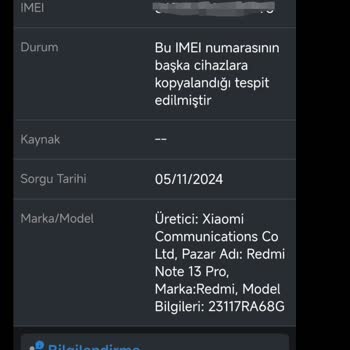 Yanlış Fatura Ve Kopyalanan IMEI Numaraları Mağduriyeti