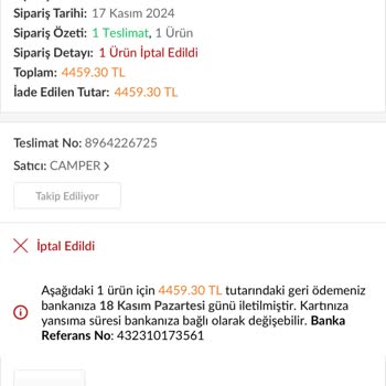 Trendyol Ve Camper Stok Ve Fiyat Sorunu