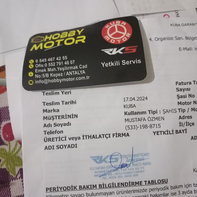 Motor Arızası Nedeniyle 5 Aydır Mağduriyet Yaşıyoruz: Parça Temini Sorunu