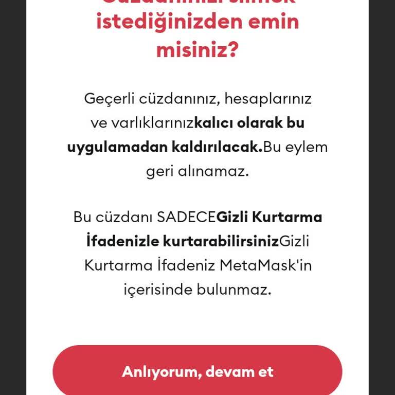 Metamask Hesap Kurtarma Sorunu Ve İletişim Eksikliği!