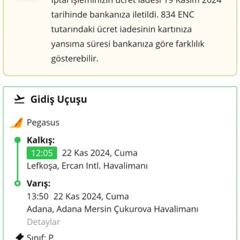 Bilet İadesinde Hediye Çeki Sorunu