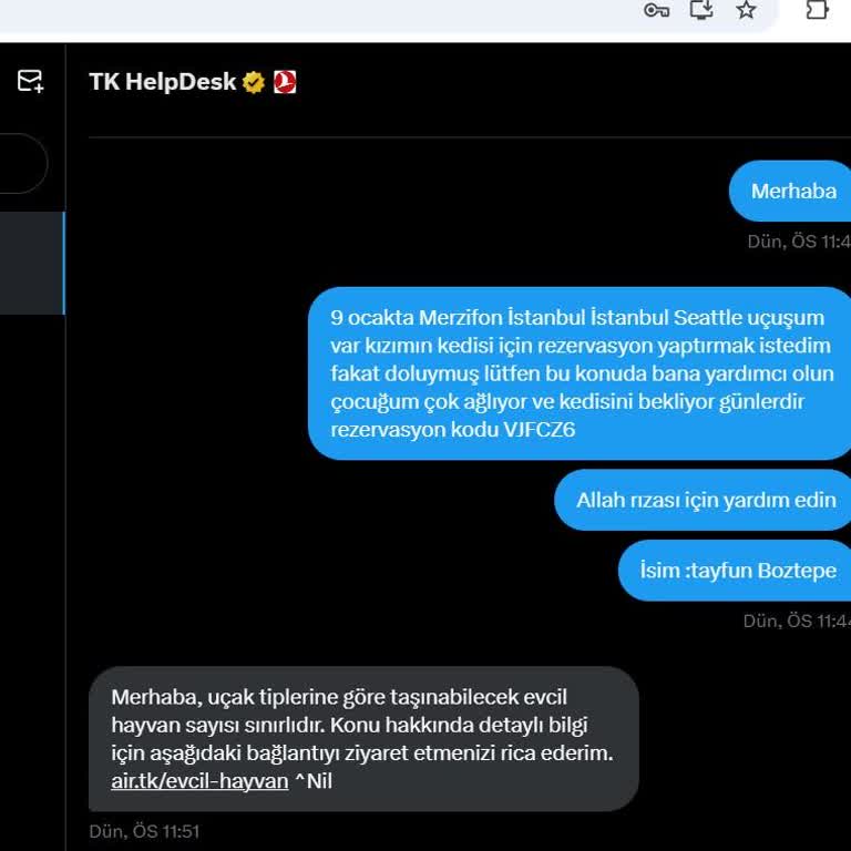 Pet Rezervasyonunda İletişim Sorunları