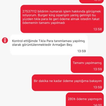 Yanlış Sipariş Ve Eksik İade Sorunu