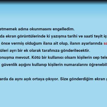 Sahibinden.com'da Güvenlik Açığı: Telefon Numaraları Tehlikede!