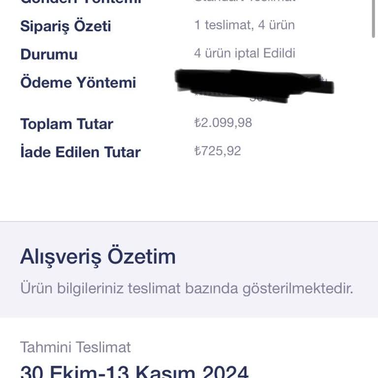Penti Online Alışverişte Yaşanan Sorunlar