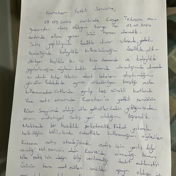 41 Günlük Bekleyiş: Buharlı Temizleyici İade Sürecinde Yaşanan Sorunlar