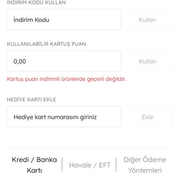 Kullanamadığım Kartuş Puanları Ve Belirsiz İndirimler