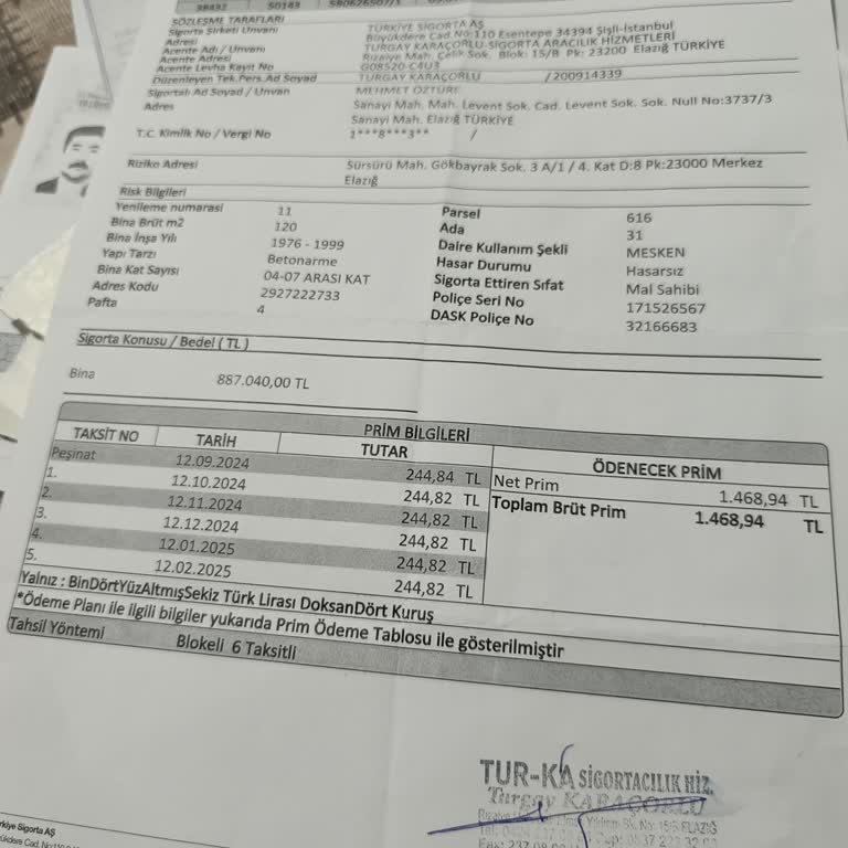 DASK Ödeme Tutarında Yanlışlık: Eksik Ödeme İtirazı