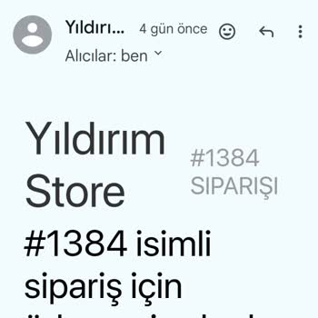 Sipariş Verildi, Ürün Teslim Edilmedi!