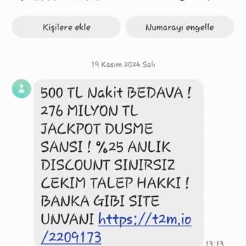 Vodafone'da Bahis Mesajları Sorunu