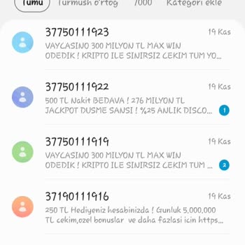Vodafone'da Bahis Mesajları Sorunu