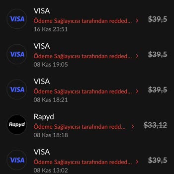 Airwallex Üzerinden Yapılan İşlemde Yaşanan Sorun