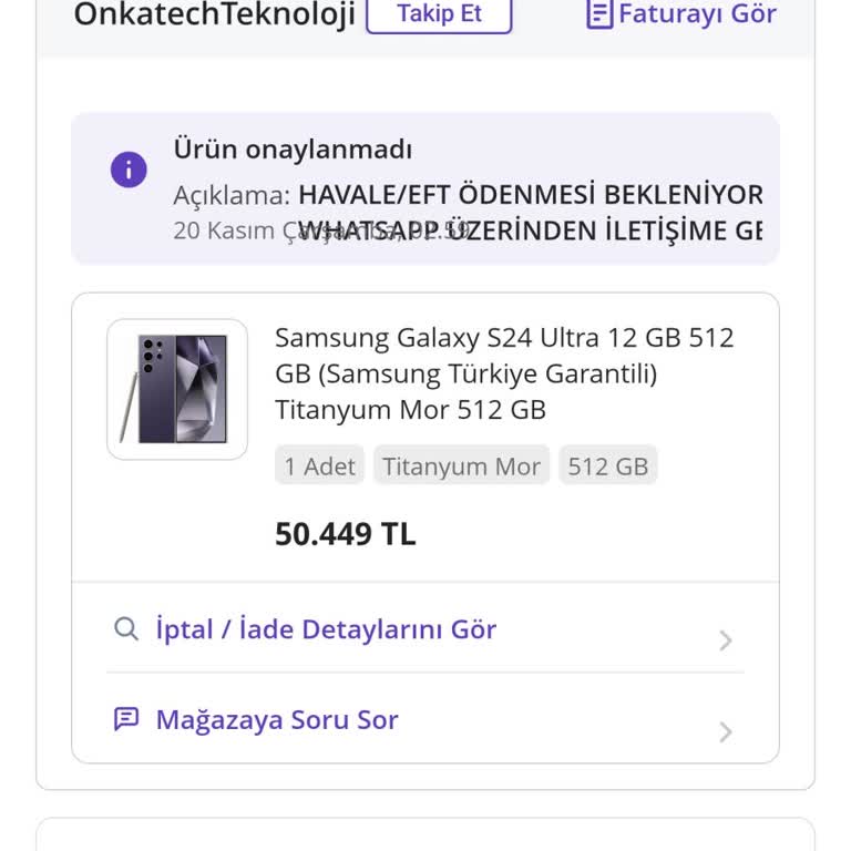 Şüpheli Ödeme Yöntemi Ve İndirim Vaadi