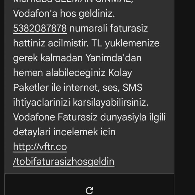 Vodafone Sosyal Destek Paketi Sorunu Ve Mağduriyet