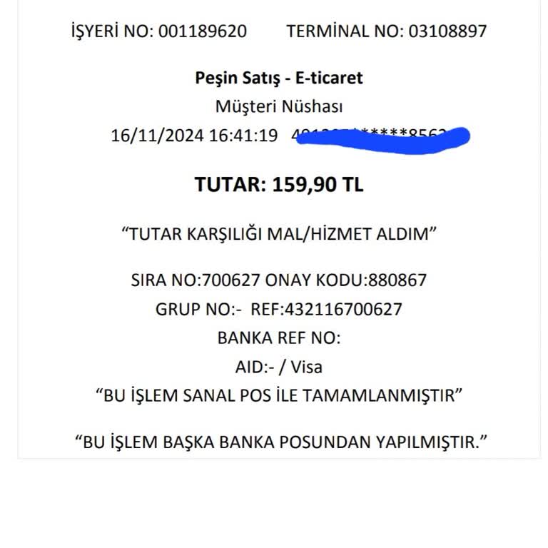 Ödeme Sorunu Ve İade Talebine Yanıt Alınamaması