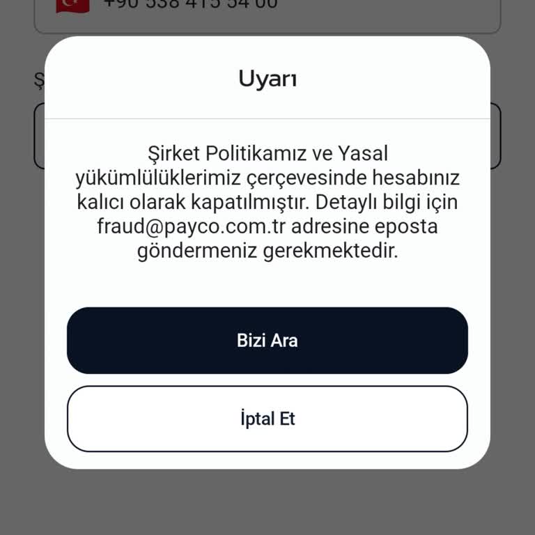 Hesap Erişimi Ve Evrak Sorunları