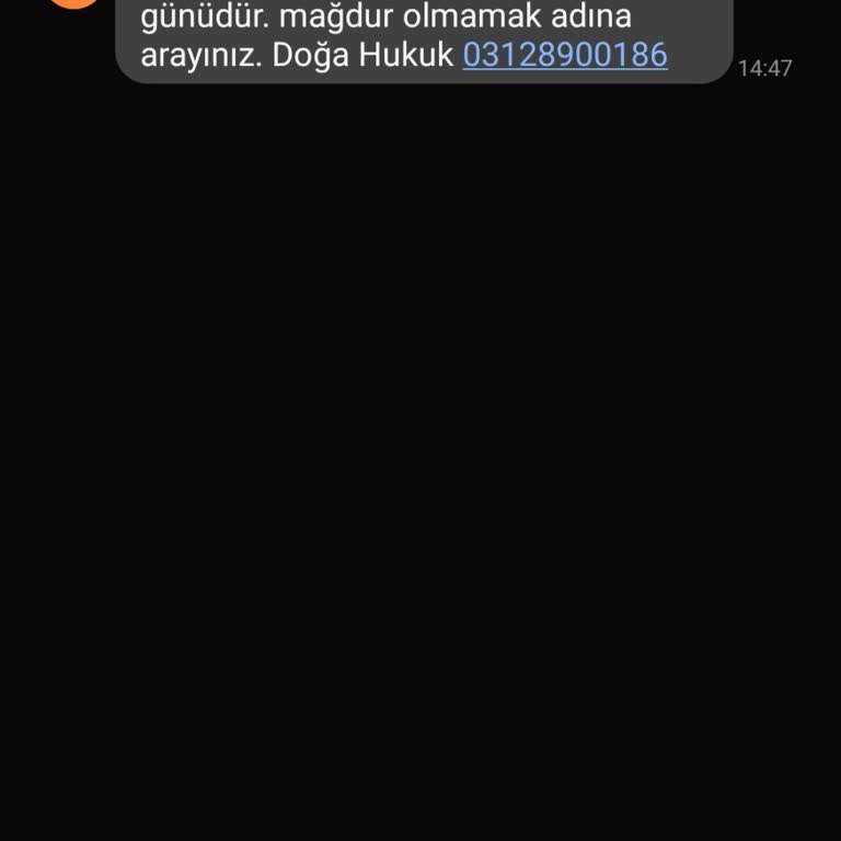 Doğa Hukuk Yanıltıcı Mesaj Gönderimi!
