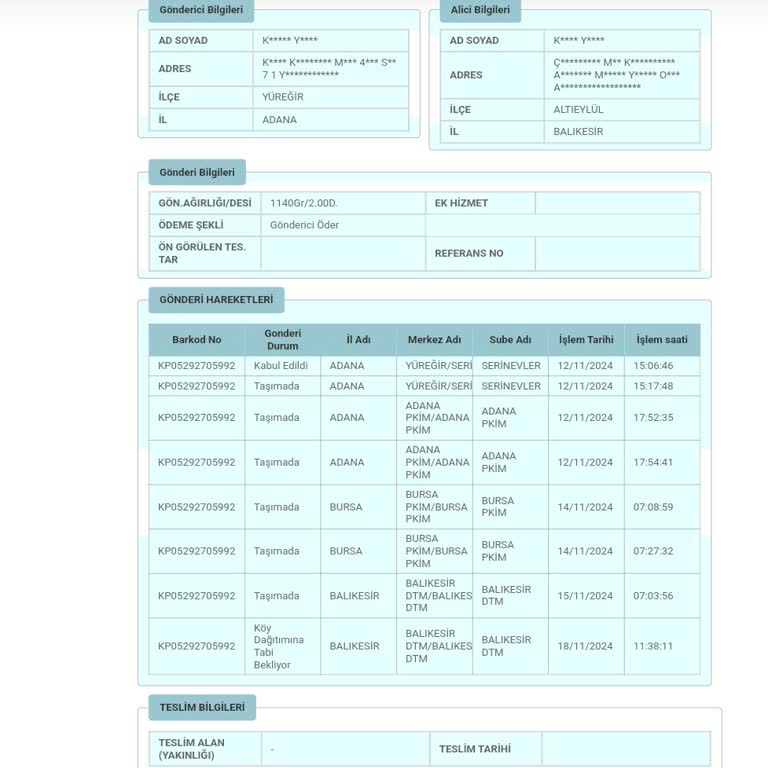 Kayıp Kargo: Askeri Eşyalarım Nerede?