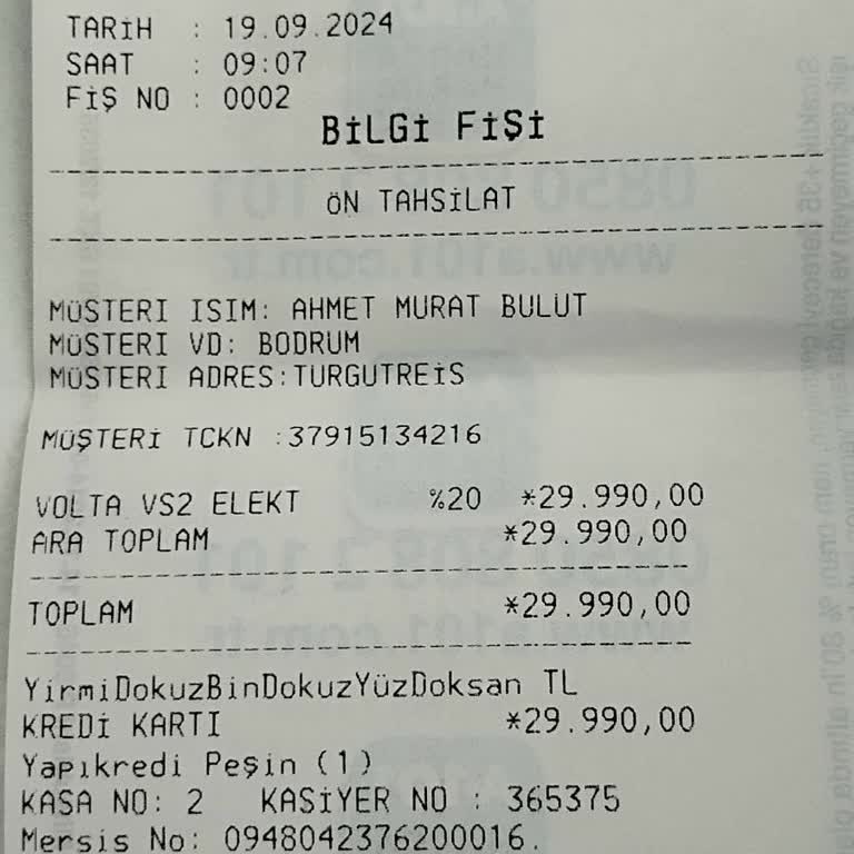Teslim Edilmeyen Elektrikli Motor Ve İlgisizlik