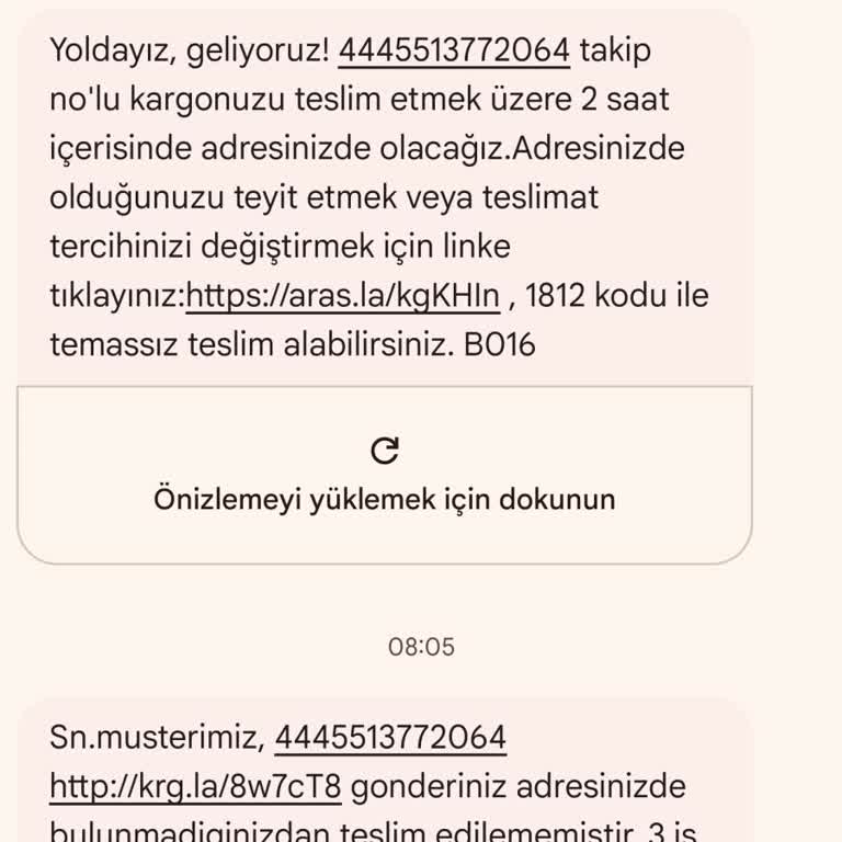 Aras Kargo'nun Teslimat Sorunu Ve Yasal Uyarı