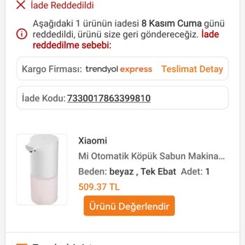 Xiaomi Sıvı Sabunluk Sorunu Ve İletişim Eksikliği