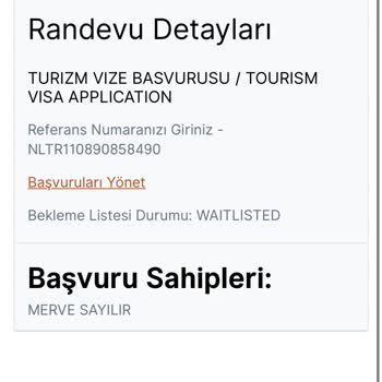 Vize Randevu Bilgilerinde Pasaport Numarası Sorunu