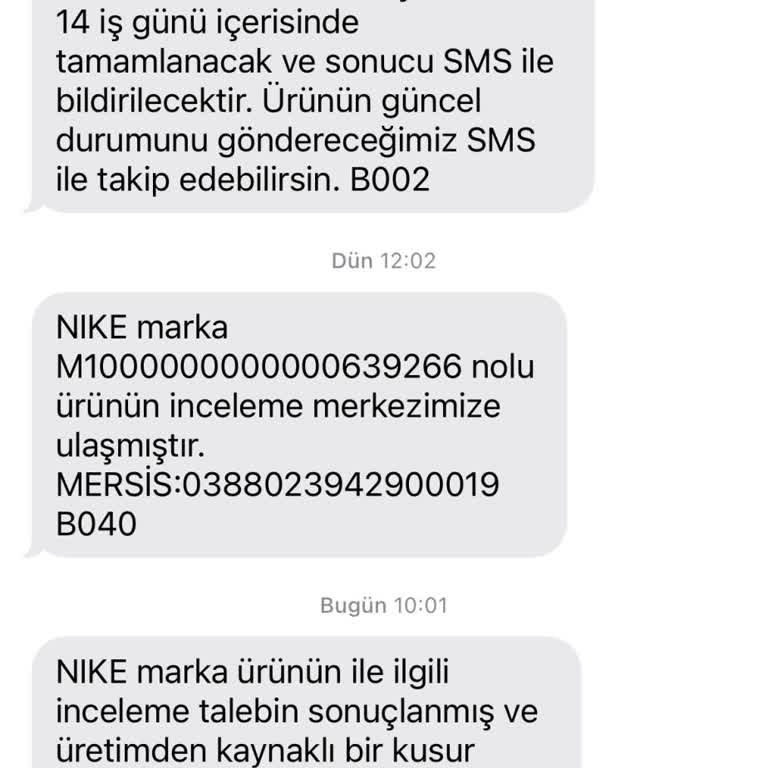Nike Ayakkabının Hızla Yırtılması Ve İade Sorunu