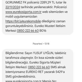 Poliçe İptal Talebine Rağmen Otomatik Yenileme Sorunu