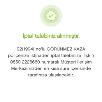 Poliçe İptal Talebine Rağmen Otomatik Yenileme Sorunu