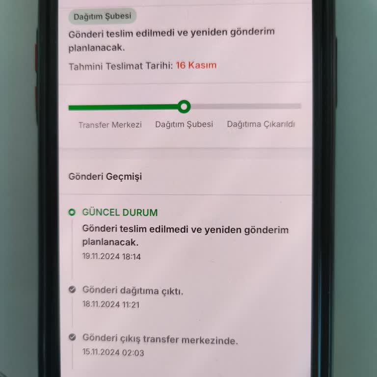 Kargo Teslimatında Sürekli Sorun