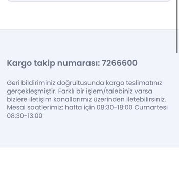 Yanlış Teslimat Ve İade Sorunu