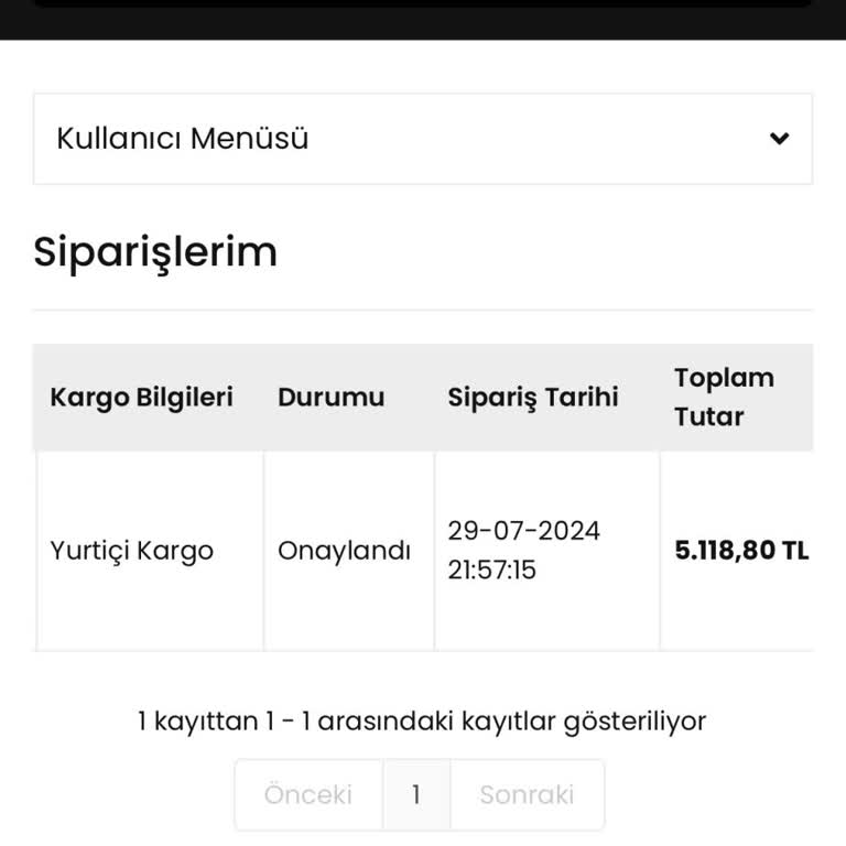 Teslim Edilmeyen Sipariş Ve İletişim Sorunları