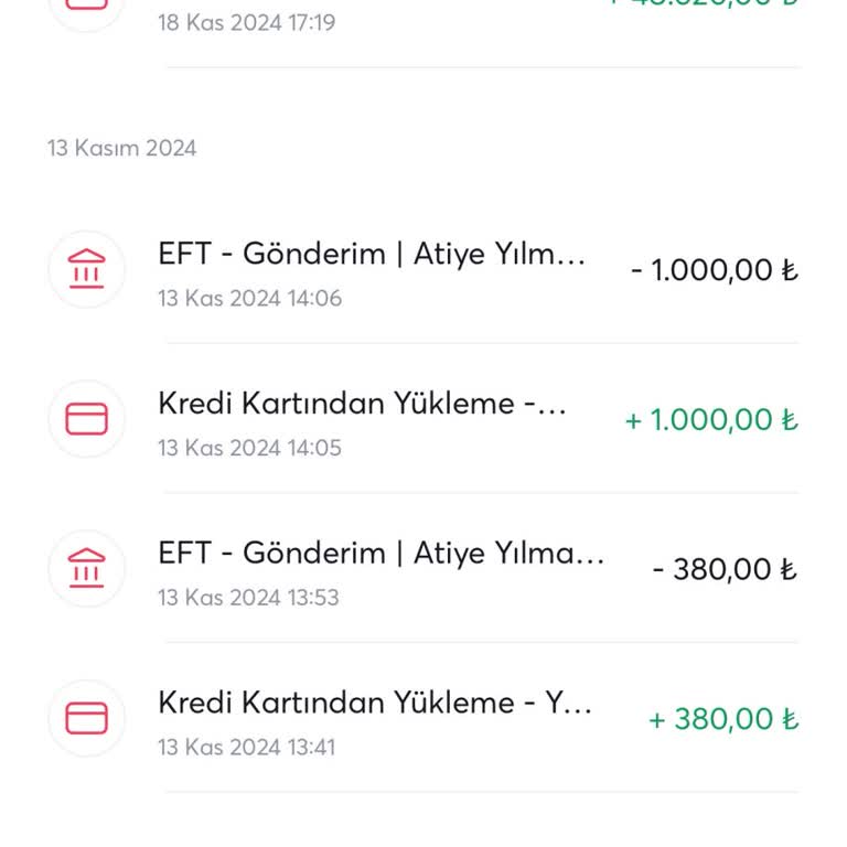 İninal Cüzdandan EFT Sorunu Ve İade Talebi