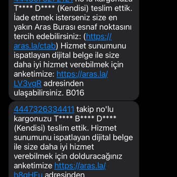 Aras Kargo İle Bitmeyen Teslimat Sorunu