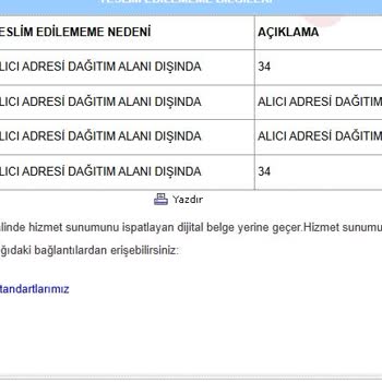 Kargo Dağıtım Alanı Sorunu Ve Müşteri Mağduriyeti