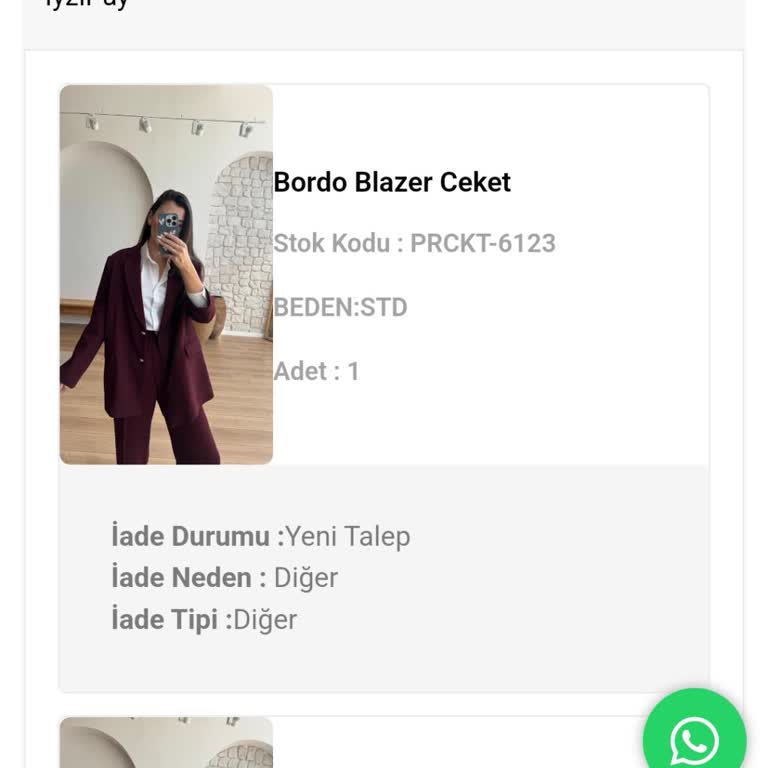 İade Edilmeyen Ürün Ve İletişimsizlik Sorunu